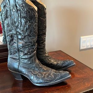 Corral Women’s Size 10 Black Sequin Cowboy Boots